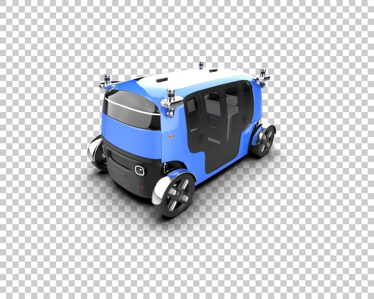 PSD scena nowoczesnego samochodu odizolowanego na tle ilustracja renderingu 3d