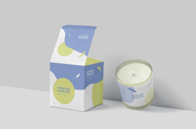 Scented Candles Mockup