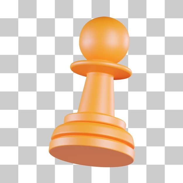 Schaakstuk 3D Pictogram