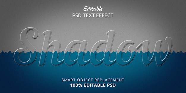 Schaduw Photoshop-teksteffect