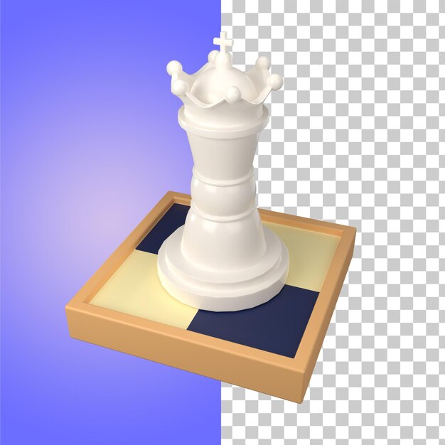 PSD schaken 3d renderen