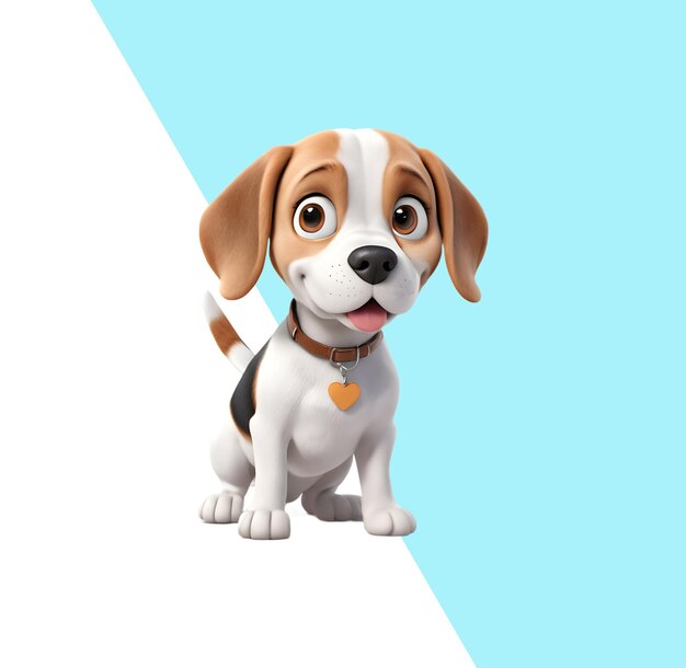 PSD schattige beagle-puppy