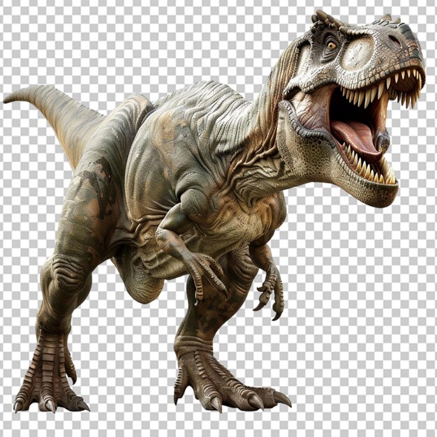 PSD schattige tyrannosaurus dinosaurus geïsoleerd