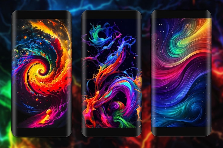 PSD schermmodel van de telefoon