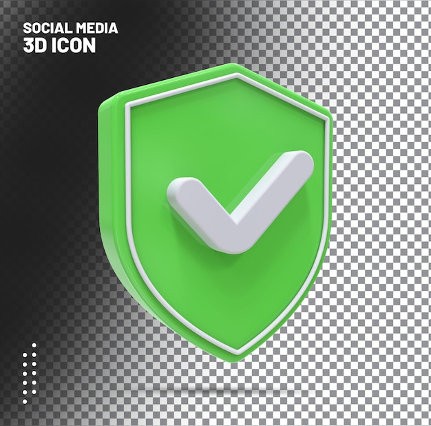 Schildcontrolepictogram 3d