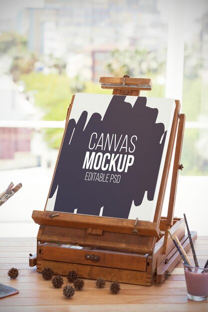 Schilderij canvas fotomodel