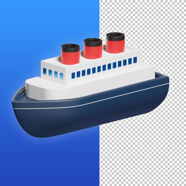 Schip 3d illustratie