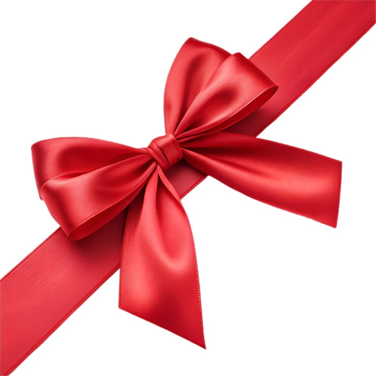 Schitterend cadeau lint clipart perfect voor het creëren van prachtige cadeau verpakkingen en decoraties