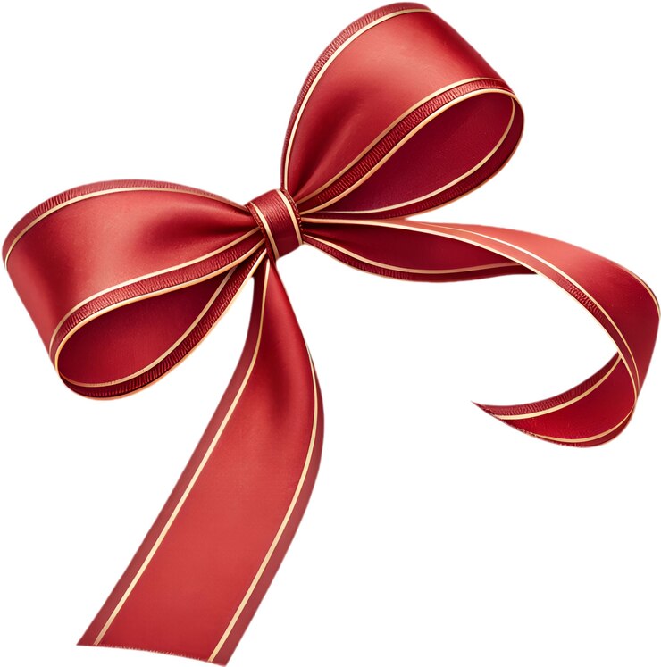 Schitterend cadeau lint clipart perfect voor het creëren van prachtige cadeau verpakkingen en decoraties