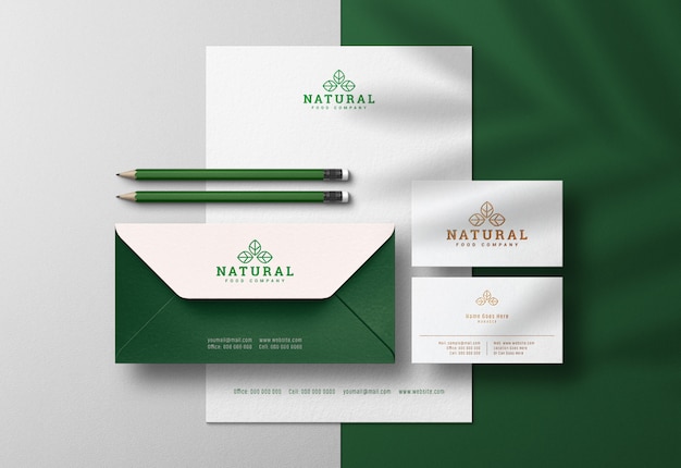 Schone huisstijl Scene Creator & Mockup met Pressed Print Effect