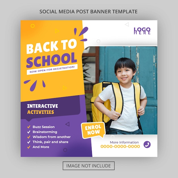 School admission academy education price fee template and activities and facilities