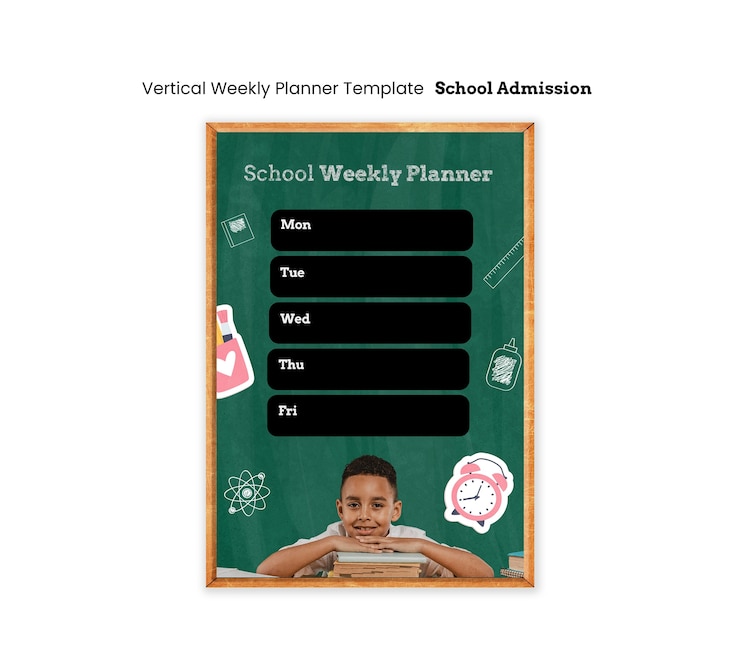 PSD school admission template design