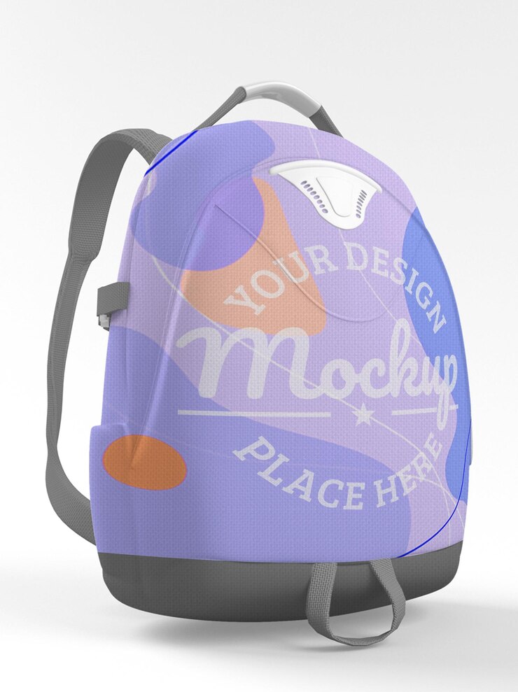 PSD school bag mockup design