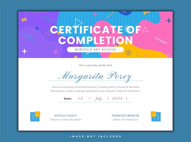 School Certificate of Completion