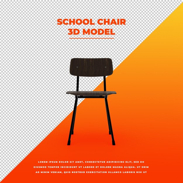 school chair