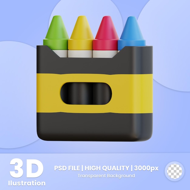 PSD school and education 3d icon