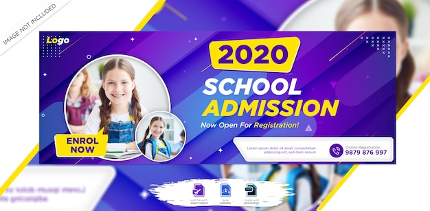 School education admission facebook timeline cover