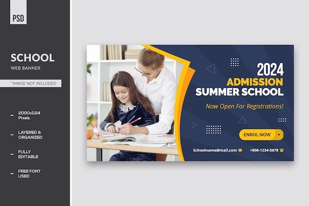 School Education Web Banner