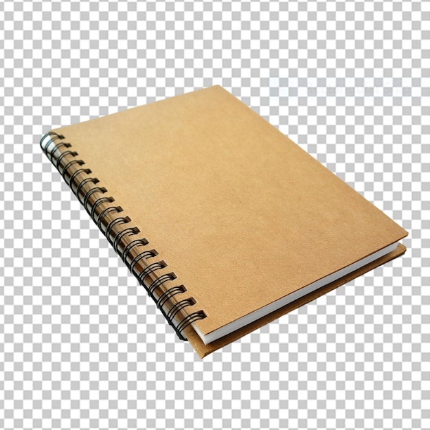 school notebook with copy space and a pencil