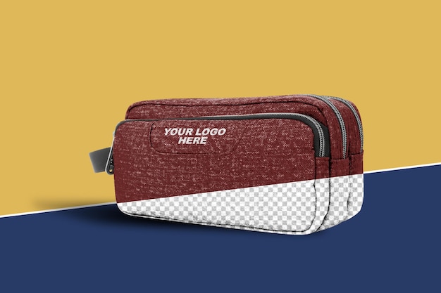 School pouch mockup