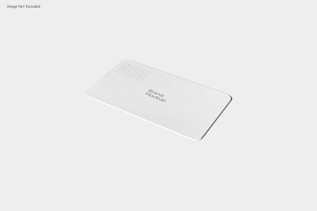 Schoon visitekaartje mockup