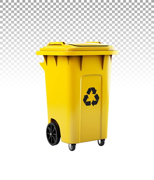 PSD schoon wheelie bin cutout zorgt voor een gepolijst uiterlijk in afvalbeheergrafieken