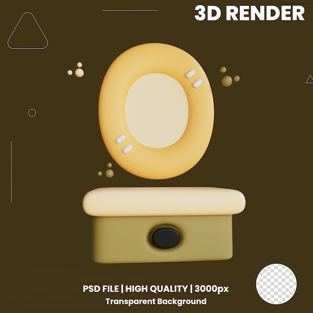 PSD schoonheidsapparatuur 3d icon pack