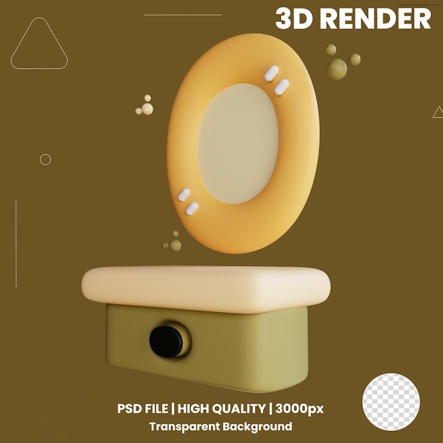 PSD schoonheidsapparatuur 3d icon pack