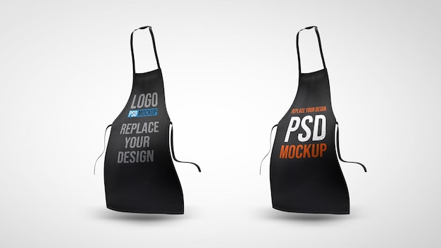 Schort 3d-rendering mockup ontwerp 3d-rendering ontwerp