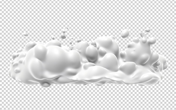 PSD schuim 3d bubbels