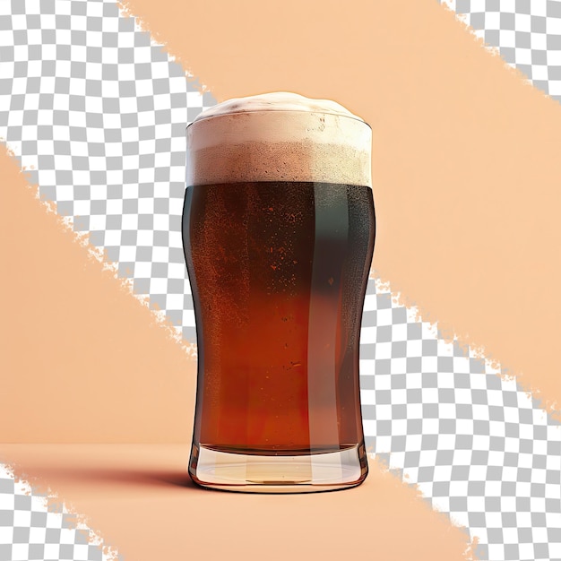 PSD schuimend donker pilsbier in een glas