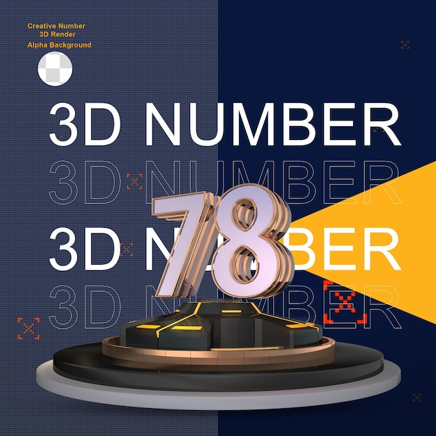 Fantascienza oro 3d numero78