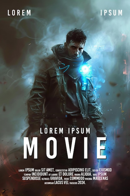 Sci fi movi posterontwerp