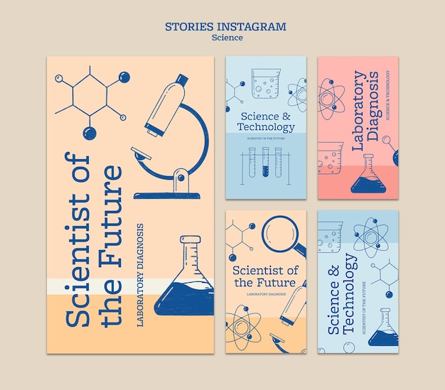 PSD science template design