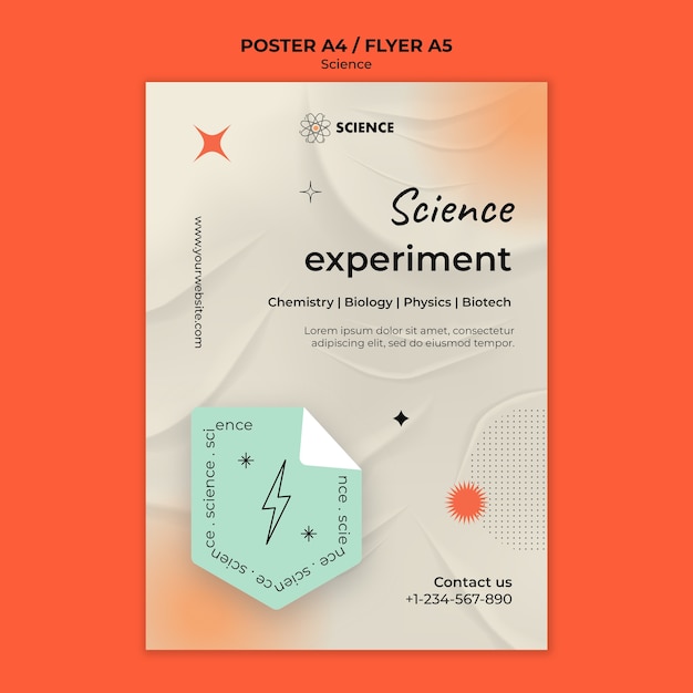 PSD science template design