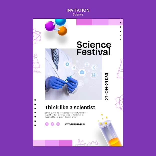 PSD science  template design