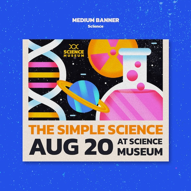 Science template design