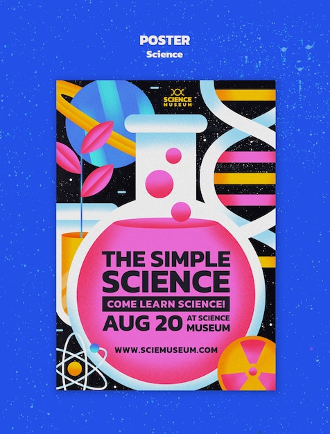 Science template design