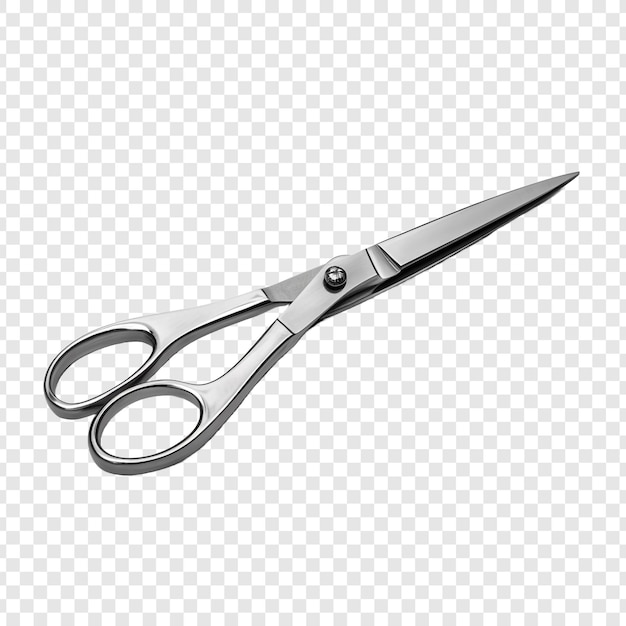 PSD scissors isolated on transparent background