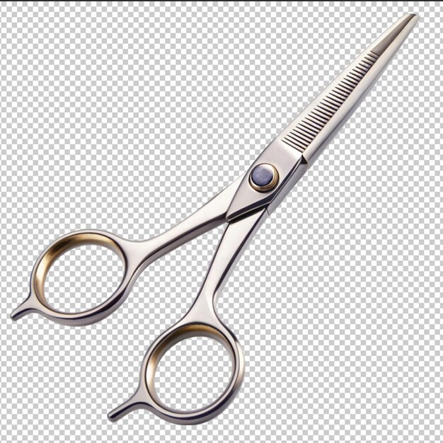 Scissors isolated on transparent background