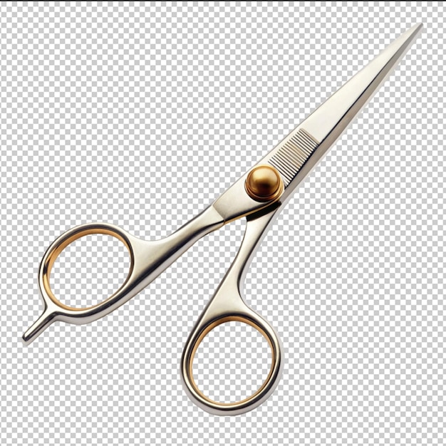 PSD scissors isolated on transparent background