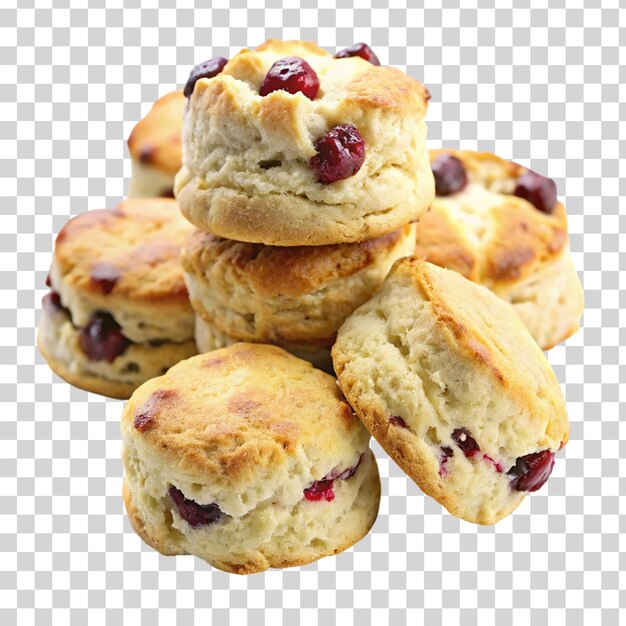 PSD scones izolowane na przezroczystym tle