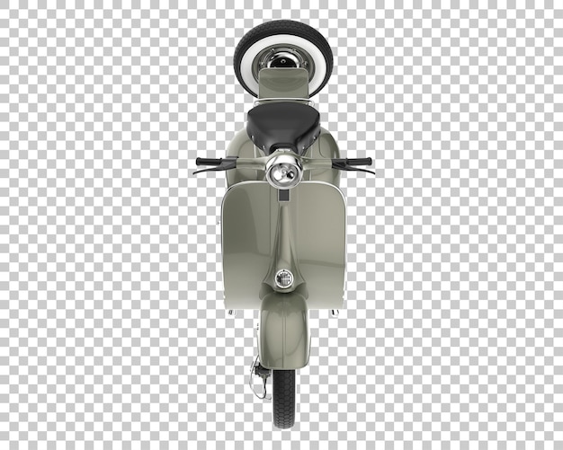 PSD scooter su sfondo trasparente. rendering 3d - illustrazione