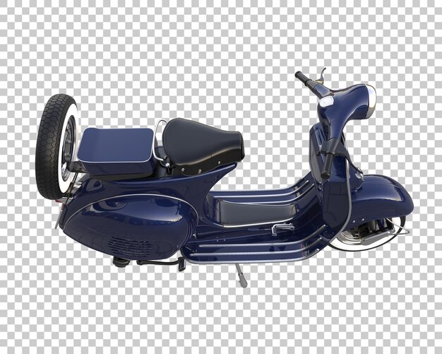 PSD scooter on transparent background. 3d rendering - illustration