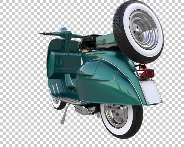 PSD scooter on transparent background. 3d rendering - illustration