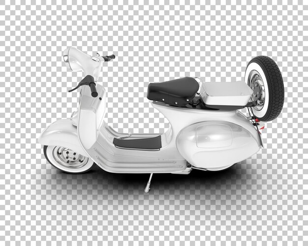 PSD scooter su sfondo trasparente 3d rendering illustrazione