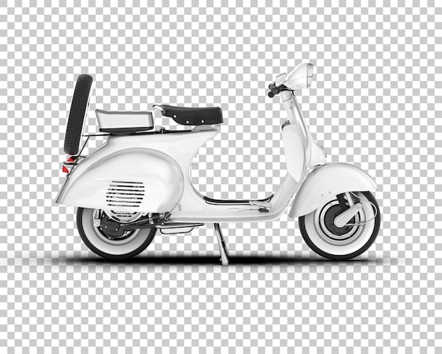 PSD scooter su sfondo trasparente 3d rendering illustrazione