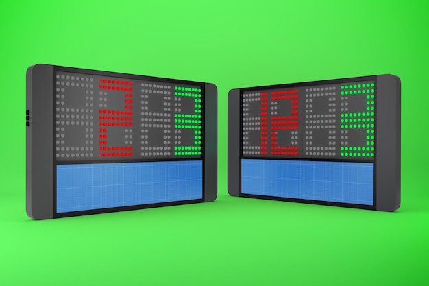 PSD scoreboard mockup