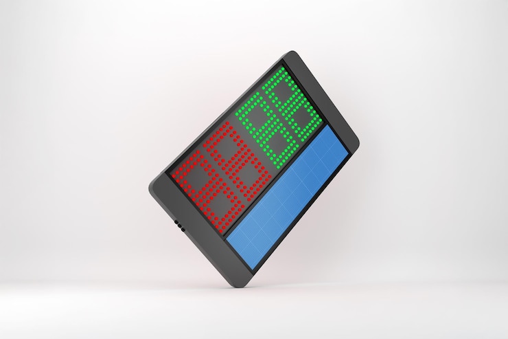 PSD scoreboard mockup
