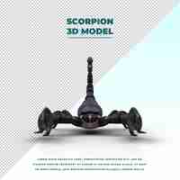 PSD scorpion isolated